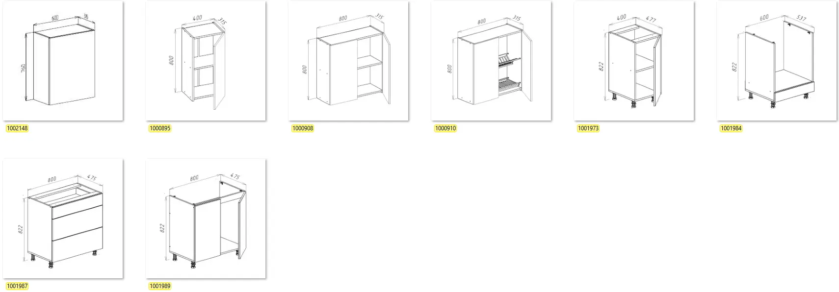 Bucatarie modulara Bayro Spring 12 2.6m (Rockford Hickory/Anthracite Gloss)