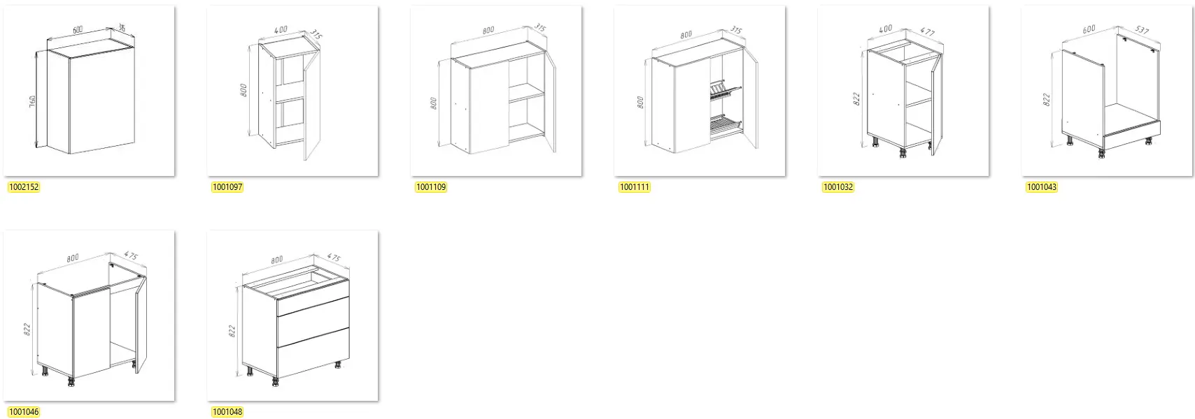 Bucatarie modulara Bayro Spring 13 2.6m (White Gloss)