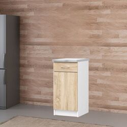 Modul inferior Akord Lima S40 SZ1 (White/Sonoma Oak)