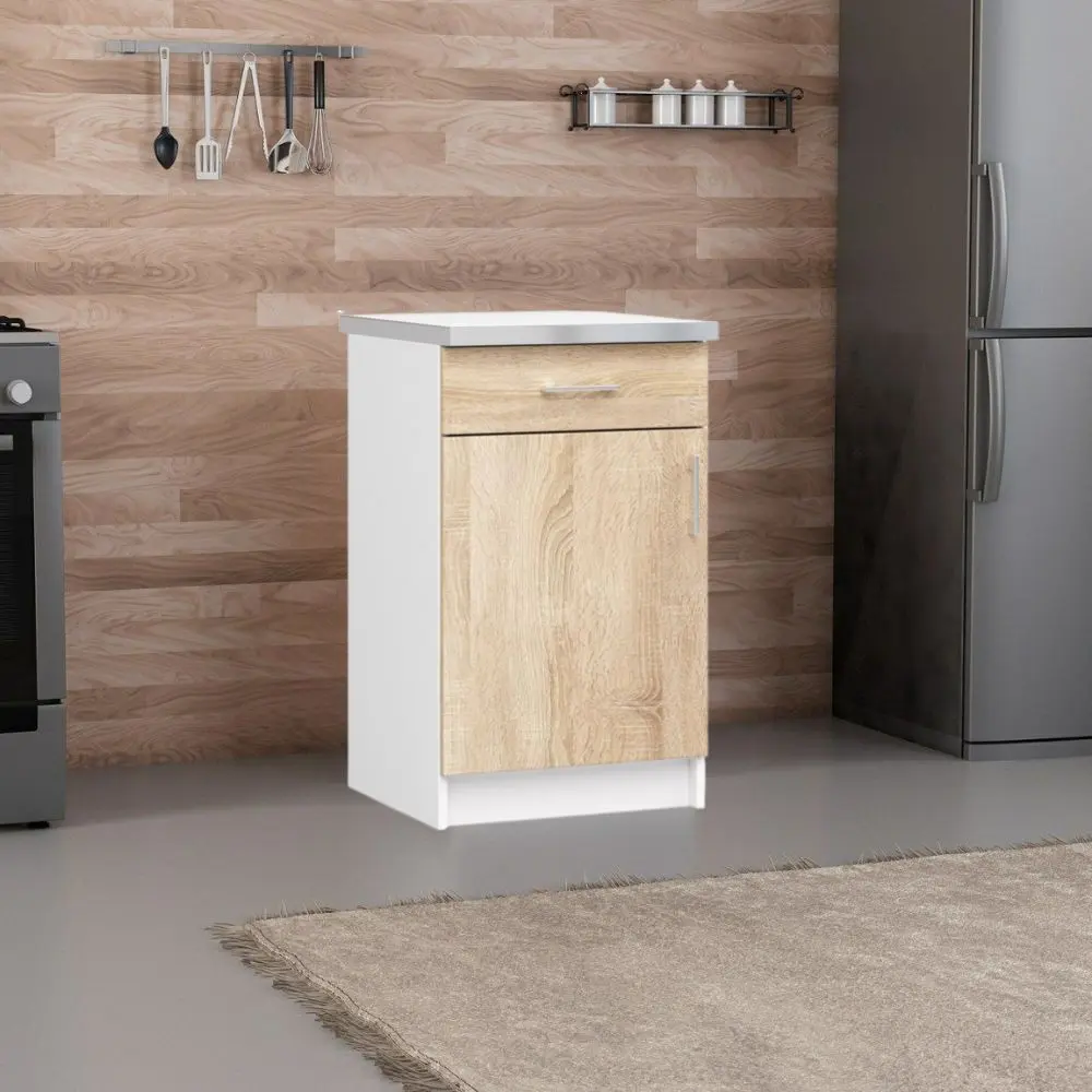 Modul inferior Akord Lima S50 SZ1 (White/Sonoma Oak)