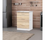 Нижний модуль Akord Lima S60 SZ3 (White/Sonoma Oak)