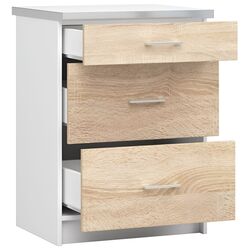 Modul inferior Akord Lima S60 SZ3 (White/Sonoma Oak) Thumb