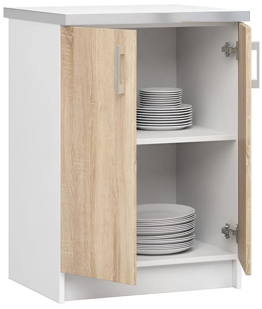 Modul inferior Akord Lima S60 (White/Sonoma Oak)