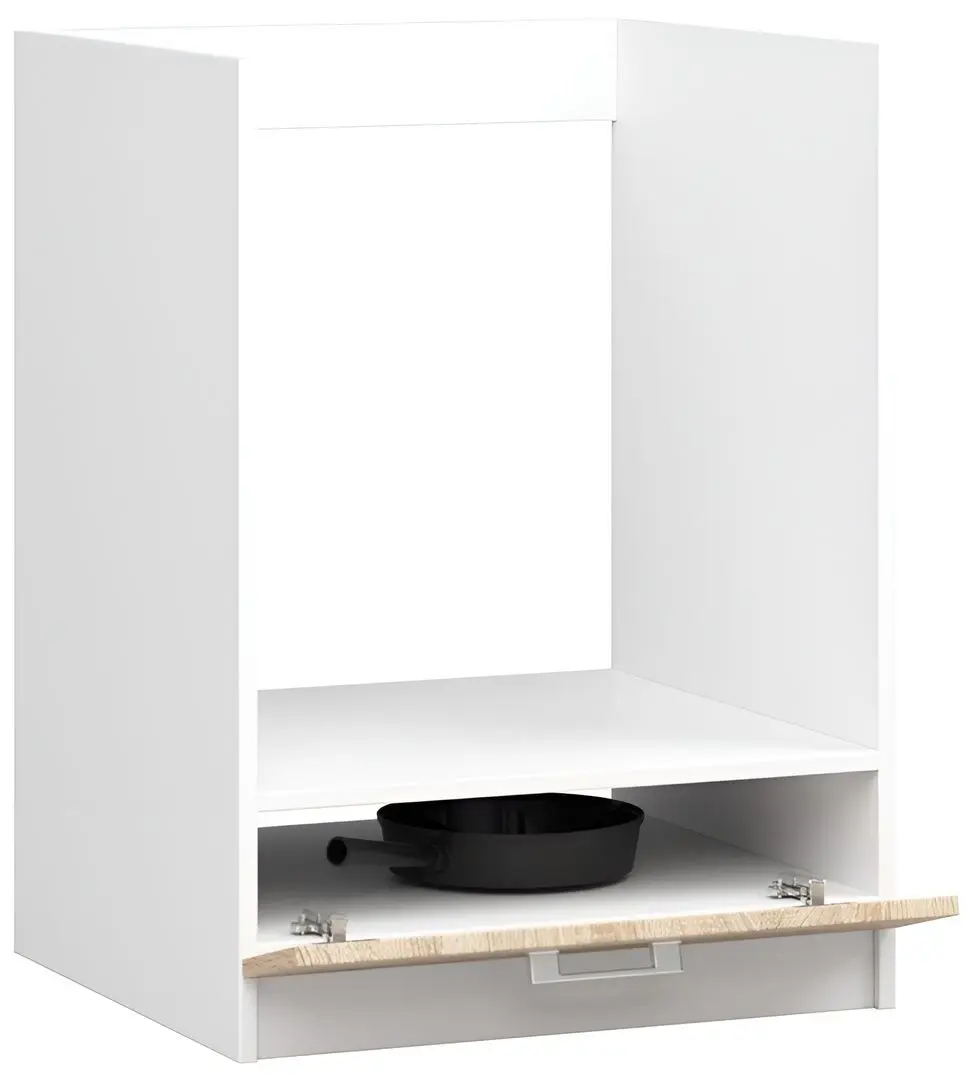 Modul inferior Akord Lima S60KU (White/Sonoma Oak)