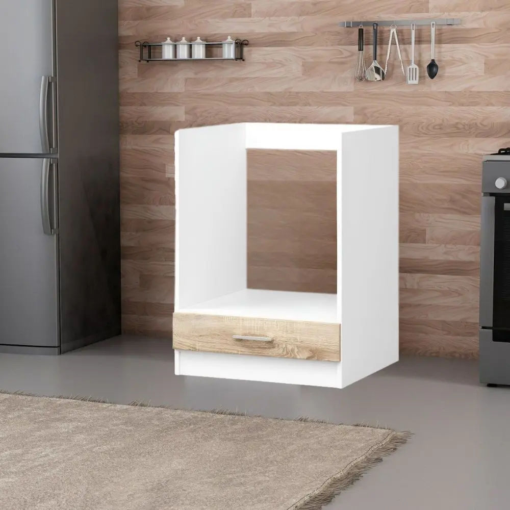 Modul inferior Akord Lima S60KU (White/Sonoma Oak)