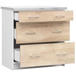 Modul inferior Akord Lima S80 SZ3 (White/Sonoma Oak) Thumb