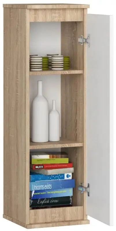 Dulap suspendat Akord W30 (Sonoma Oak/White)