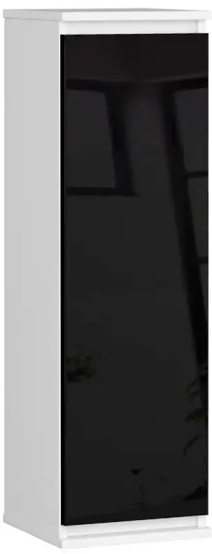 Dulap suspendat Akord W30 (White/Black Gloss)