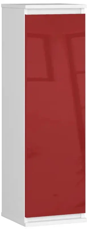 Dulap suspendat Akord W30 (White/Red Gloss)