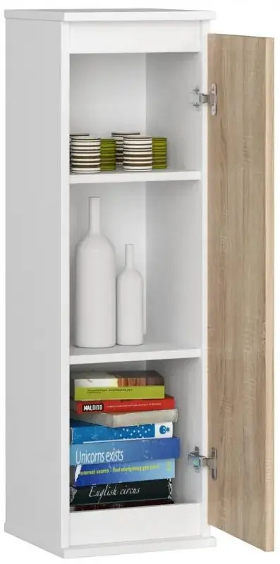 Dulap suspendat Akord W30 (White/Sonoma Oak)