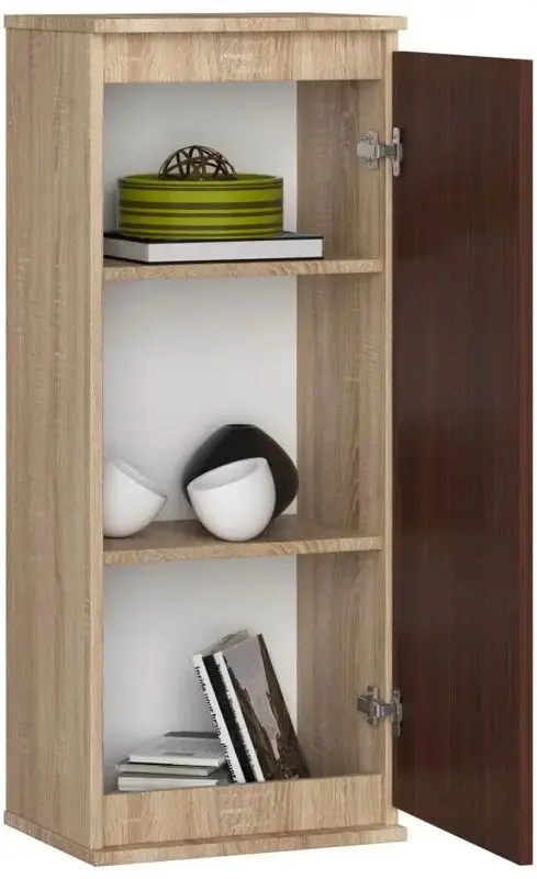Dulap suspendat Akord W40 (Sonoma Oak/Wenge)