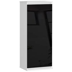 Dulap suspendat Akord W40 (White/Black Gloss)