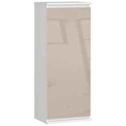 Dulap suspendat Akord W40 (White/Cappuccino Gloss)