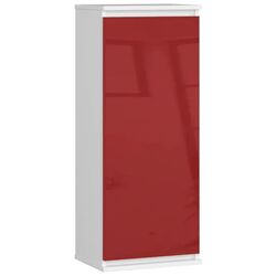 Dulap suspendat Akord W40 (White/Red Gloss)