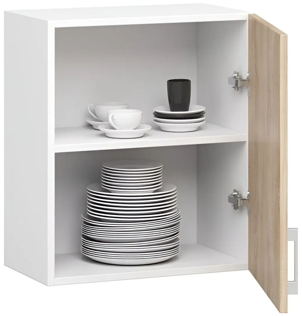 Modul superior Akord Lima W50/580 (White/Sonoma Oak)