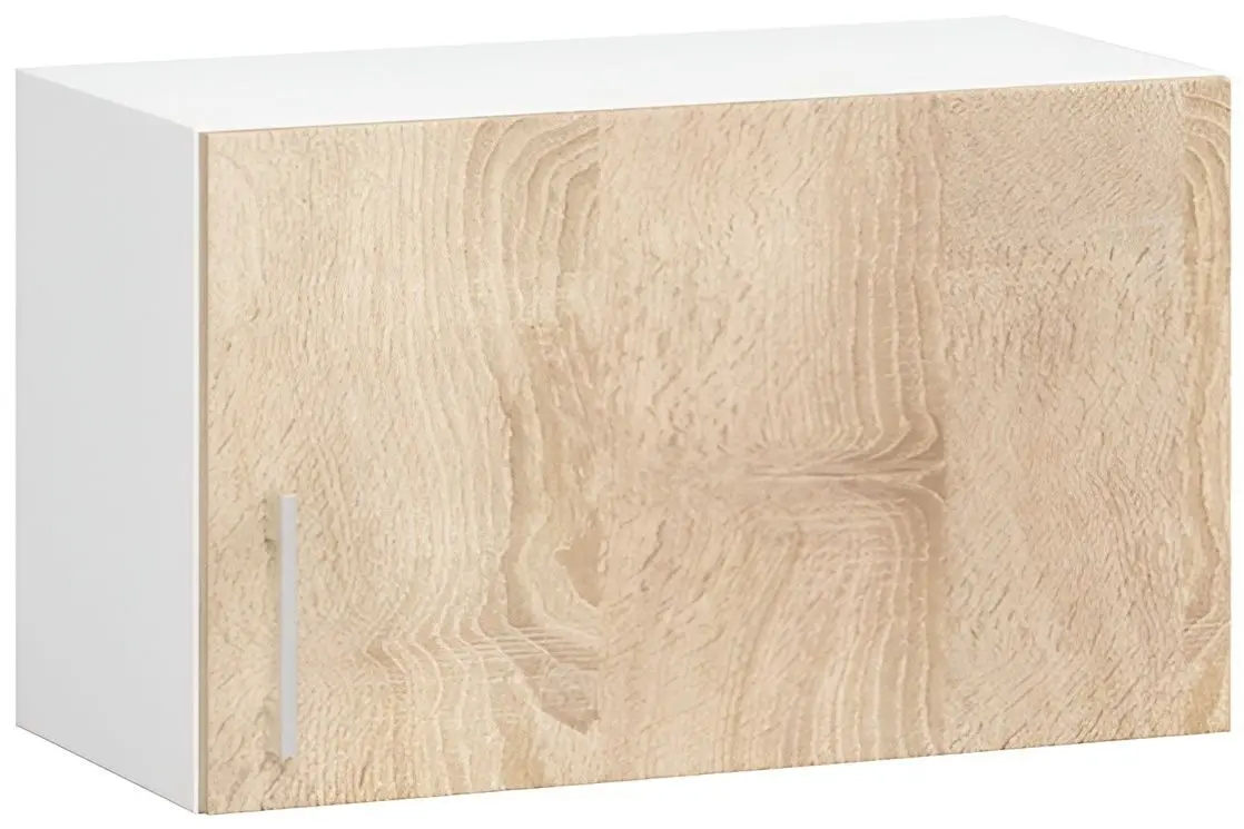 Верхний модуль Akord Lima W60 (White/Sonoma Oak)