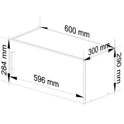 Верхний модуль Akord Lima W60 (White/Sonoma Oak) Thumb