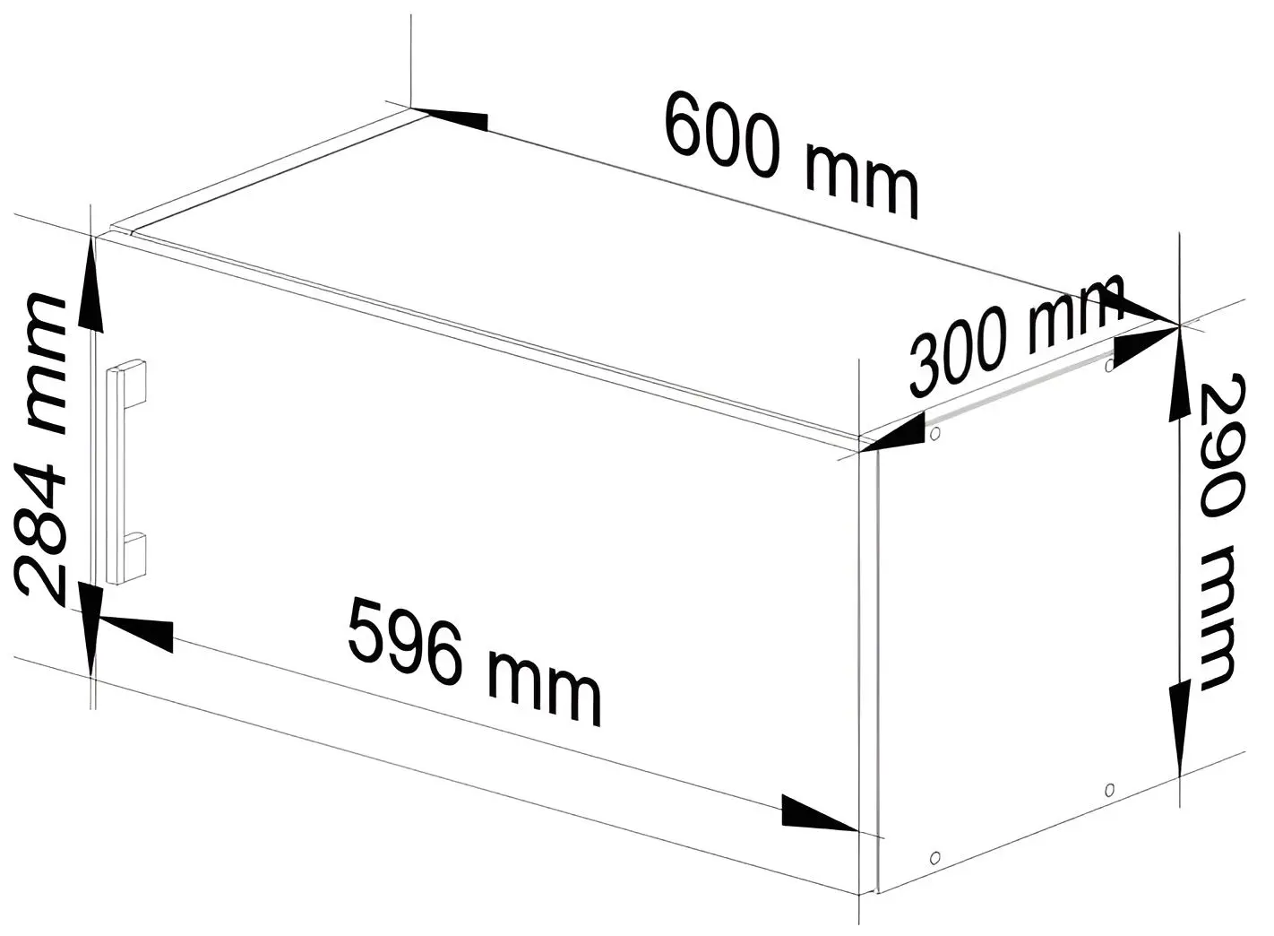 Верхний модуль Akord Lima W60 (White/Sonoma Oak)