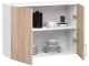 Modul superior Akord Lima W80/580 (White/Sonoma Oak)