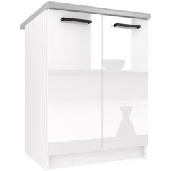 Modul inferior Belini INF SD2-60/0/WT/W/BB/B1 (White High Gloss)