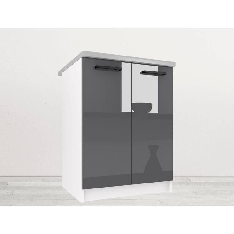 Modul inferior Belini INF SD2-60/0/WT/S/BB/B1 (Gray High Gloss)
