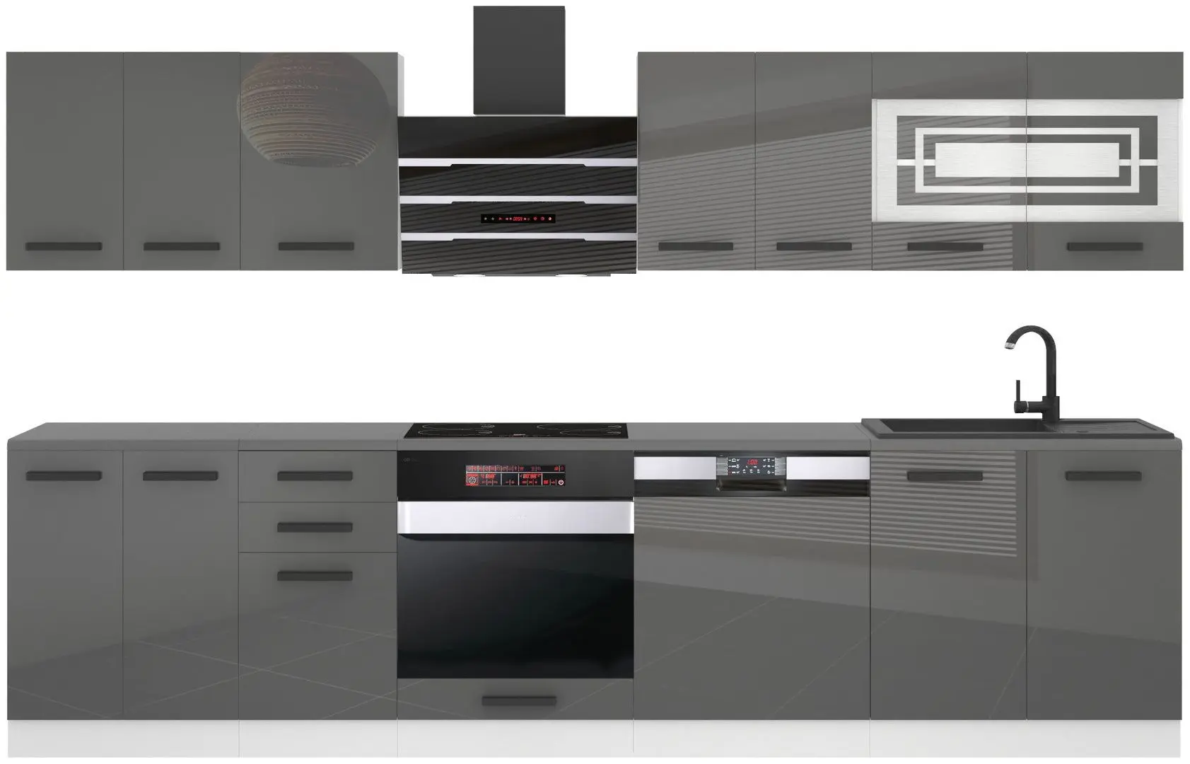 Modul inferior Belini INF SDP60/0/WT/S/0/B1 (Gray High Gloss)