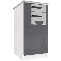 Modul inferior Belini INF SDSZ1-40/0/WT/S/BB/B1 (Gray High Gloss)