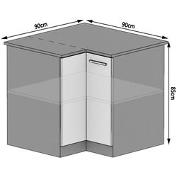 Modul inferior Belini INF SNP90/1/WT/W/BB/B1 (White High Gloss) Thumb
