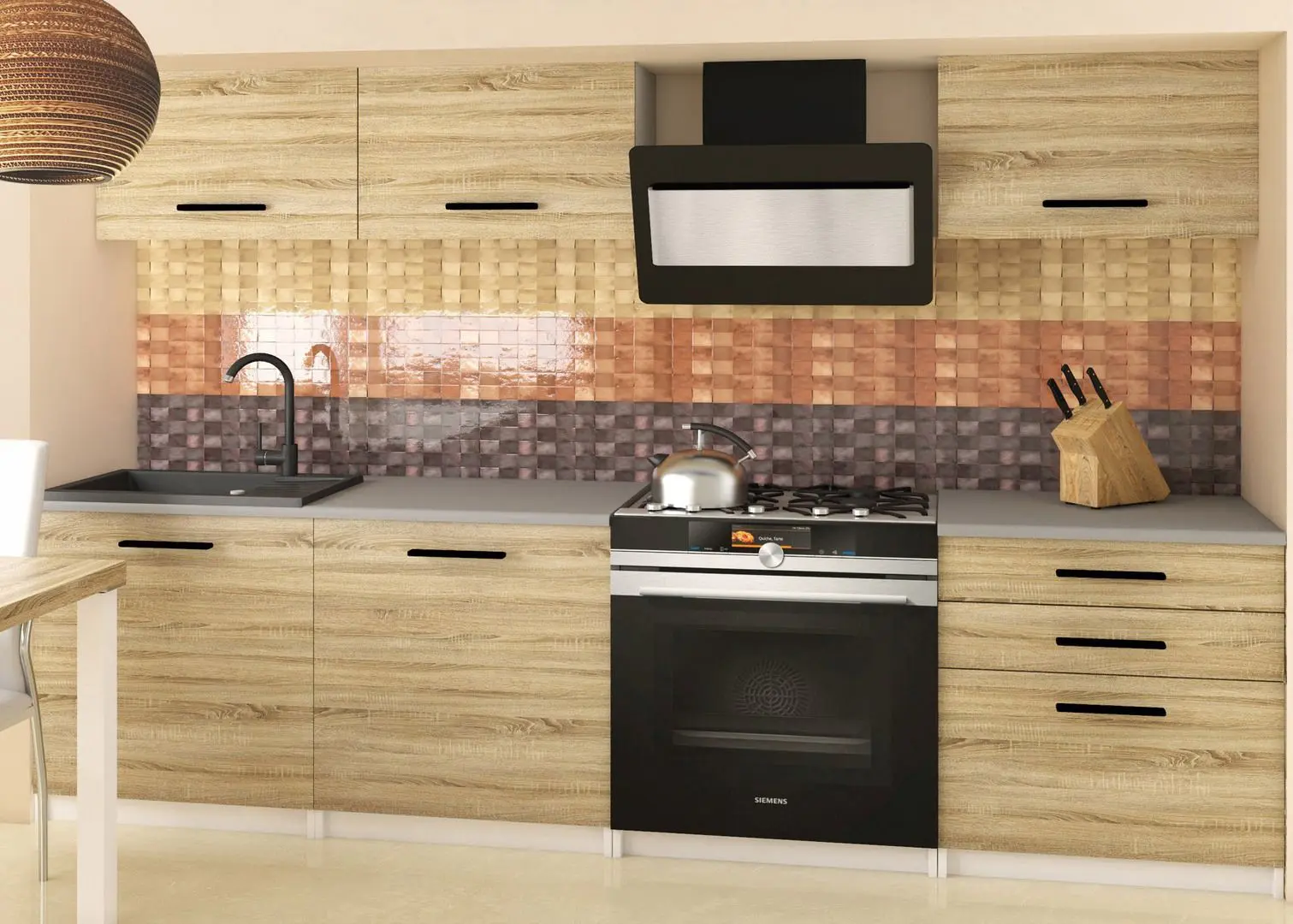 Нижний модуль Belini TOR SD60/0/WT/DS/BB/B1 (Sonoma Oak)