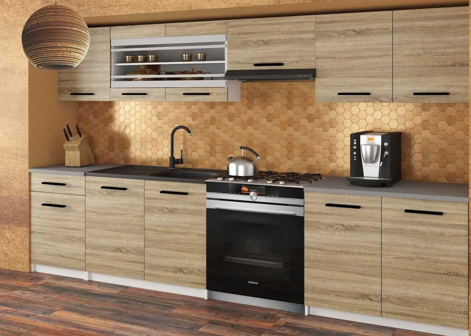 Modul inferior Belini TOR SD80/0/WT/DS/BB/B1 (Sonoma Oak)