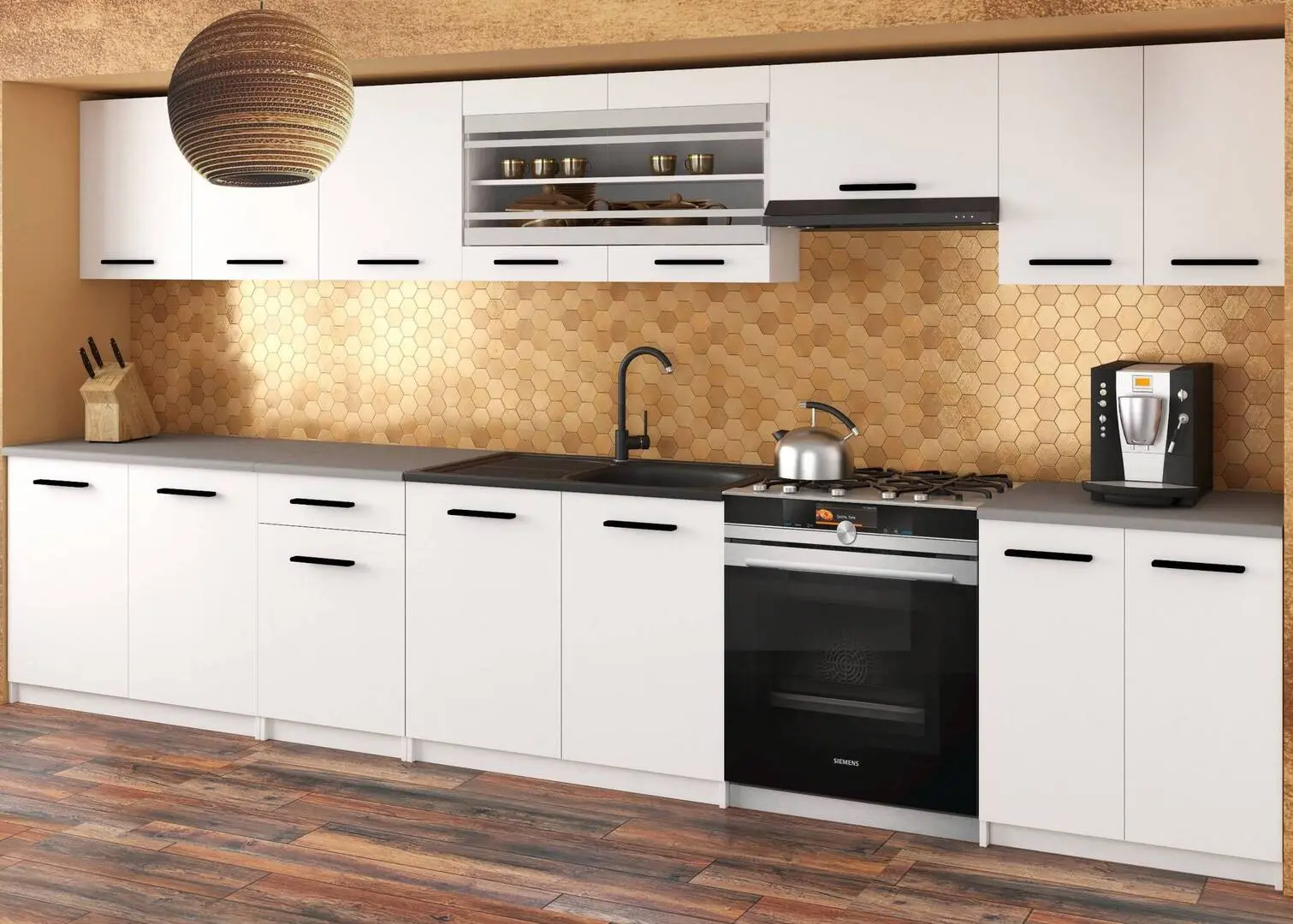 Нижний модуль Belini TOR SDSZ1-40/1/WT/WT/BB/B1 (White Matt)