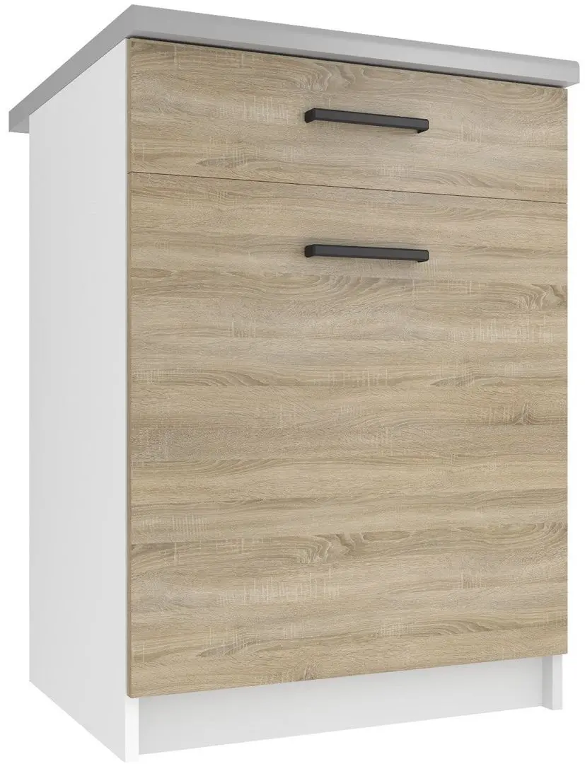 Нижний модуль Belini TOR SDSZ1-60/0/WT/DS/BB/B1 (Sonoma Oak)