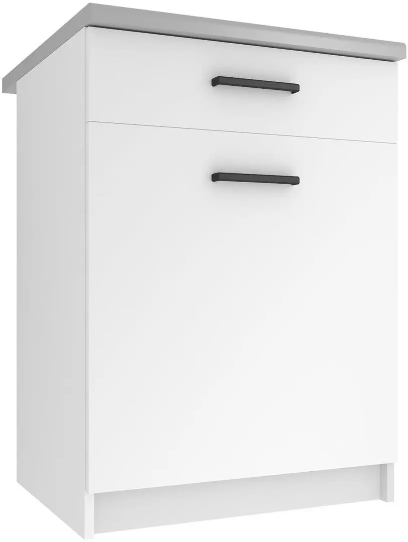 Нижний модуль Belini TOR SDSZ1-60/0/WT/WT/BB/B1 (White Matt)