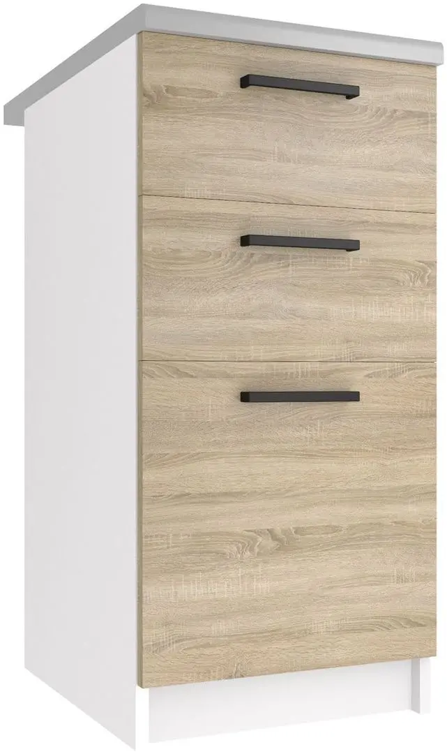 Нижний модуль Belini TOR SDSZ40/1/WT/DS/BB/B1 (Sonoma Oak)