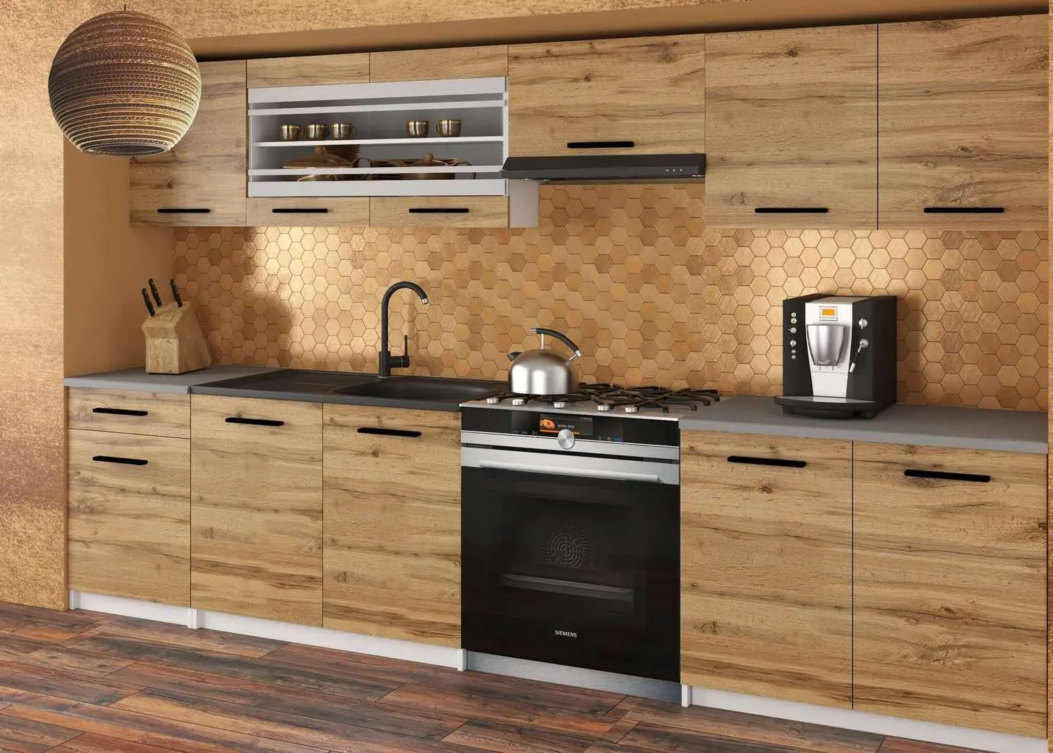 Modul inferior Belini TOR SDZ80/0/WT/DW/0/B1 (Wotan Oak)