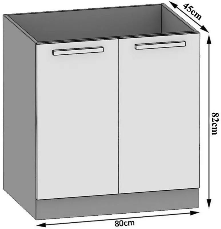 Modul inferior Belini TOR SDZ80/0/WT/WT/0/B1 (White Matt)