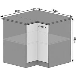 Нижний модуль Belini TOR SNP90/2/WT/DS/BB/B1 (Sonoma Oak) Thumb