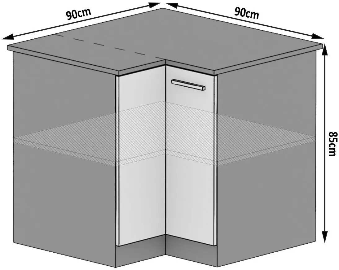Modul inferior Belini TOR SNP90/2/WT/WT/BB/B1 (White Matt)