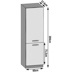 Penal Belini INF SSL60/1/WT/W/0/B1 (White High Gloss) Thumb