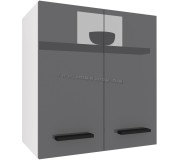 Верхний модуль Belini INF SG2-60/3/WT/S/0/B1 (Gray High Gloss)