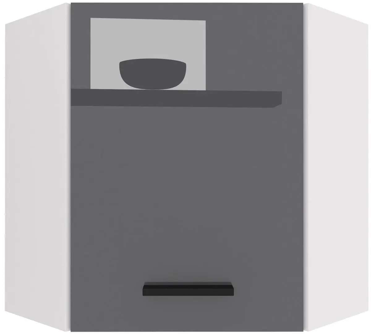 Modul superior Belini INF SGN60/2/WT/S/0/B1 (Gray High Gloss)