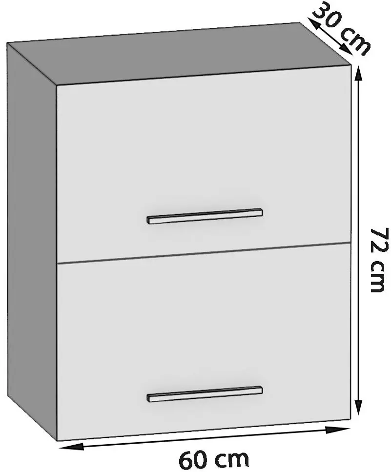 Modul superior Belini INF SGP2 60/1/WT/S/0/B1 (Gray High Gloss)