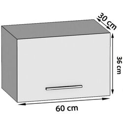 Modul superior Belini INF SGP60/2/WT/W/0/B1 (White High Gloss) Thumb