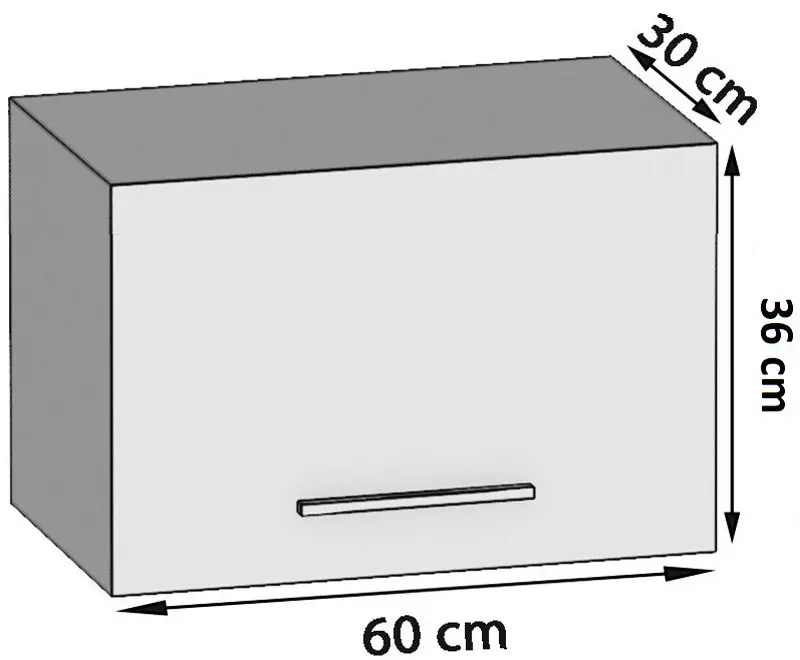 Modul superior Belini INF SGP60/2/WT/W/0/B1 (White High Gloss)