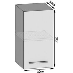 Modul superior Belini TOR SG30/2/WT/WT/0/B1 (White Matt) Thumb