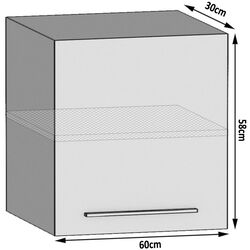 Modul superior Belini TOR SG60/1/WT/DW/0/B1 (Wotan Oak) Thumb