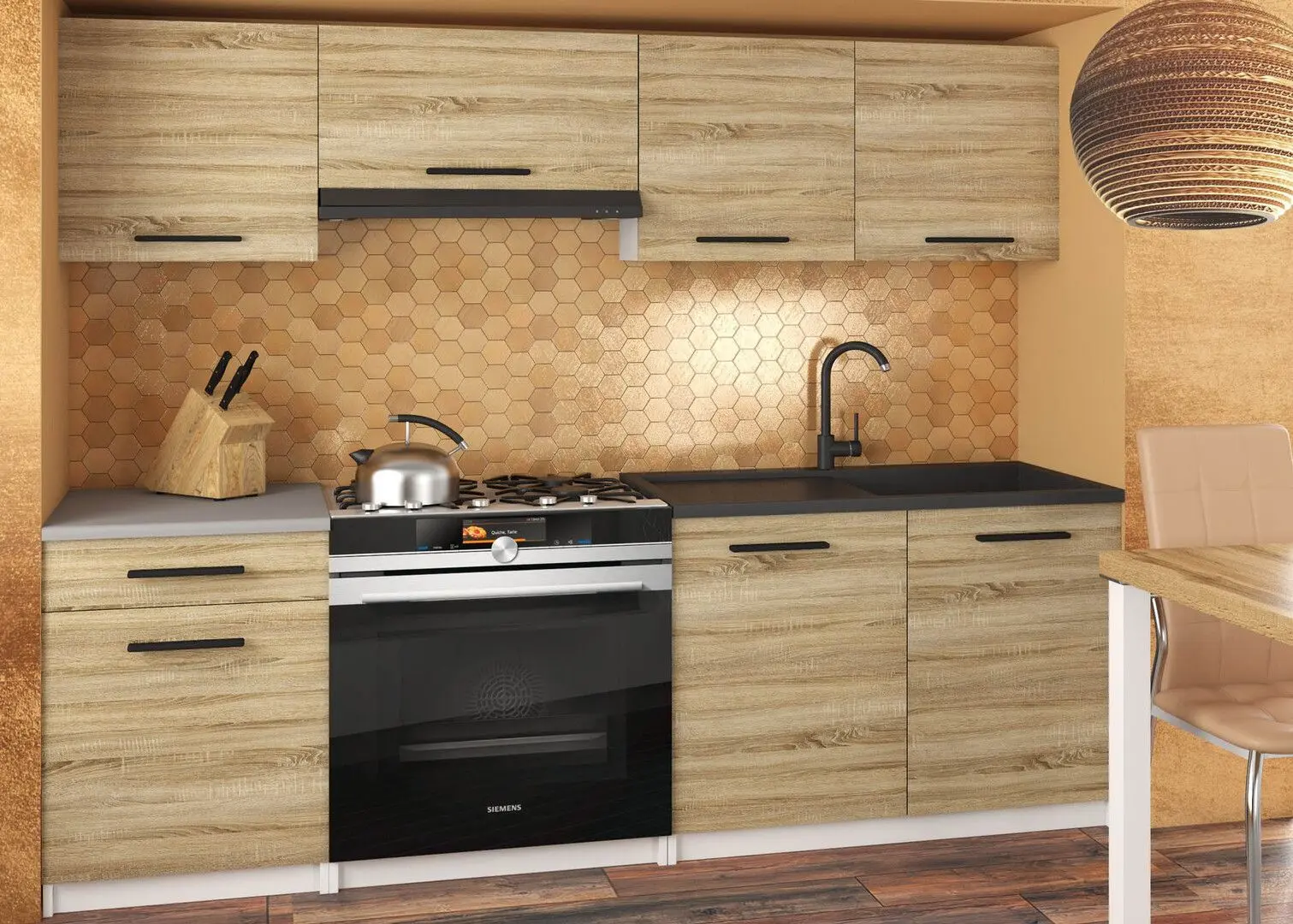 Modul superior Belini TOR SG80/1/WT/DS/0/B1 (Sonoma Oak)