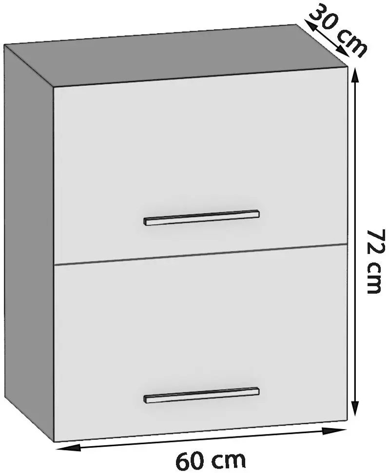 Modul superior Belini TOR SGP2-60/2/WT/DW/0/B1 (Wotan Oak)