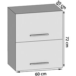 Modul superior Belini TOR SGP2-60/1/WT/WT/0/B1 (White Matt) Thumb