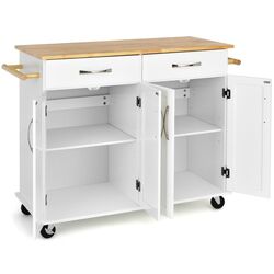 Сервировочная тележка Costway KC53140WH (White) Thumb